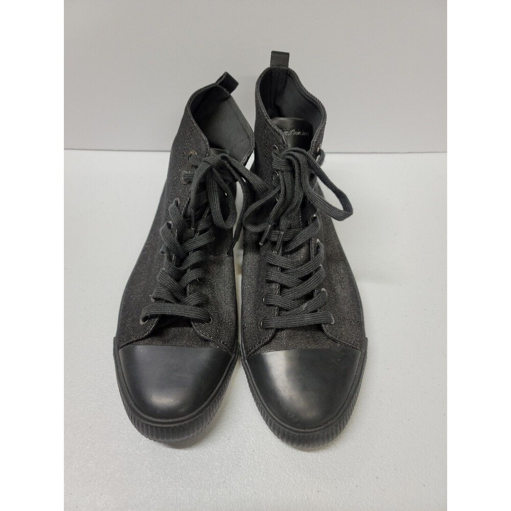 Calvin Klein Bensi CK Monogram High Top Mens Designer Sneakers Shoes 11.5